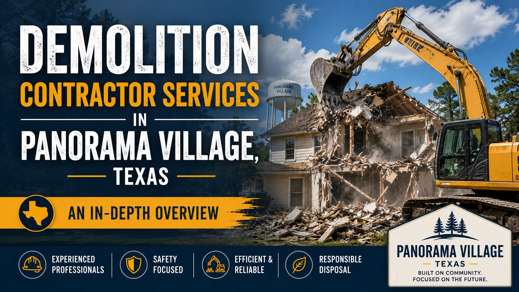 Demolition Contractor Services in Panorama Village, Texas: An In-Depth Overview